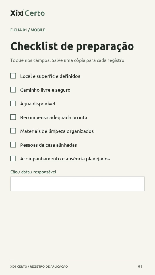 Ficha de acompanhamento adaptada ao celular